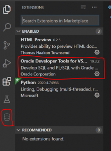 VScodeからOracleを使う – Obenkyolab