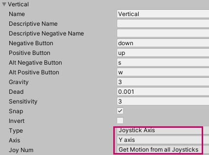 Unity ゲームパッド Logicool F310 でキャラクターを操作する It Learning